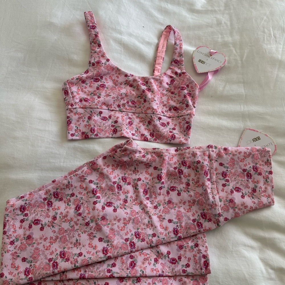 BNWT LoveShackFancy / Beach Riot Set XS